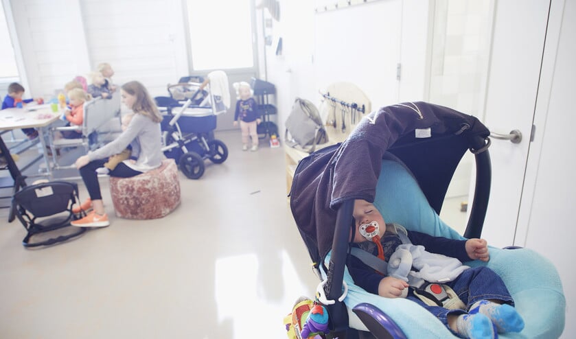 Kinderopvanglocatie in Amersfoort. De aandacht voor de allerkleinsten wordt steeds belangrijker. (hollandse hoogte / Jaco Klamer)