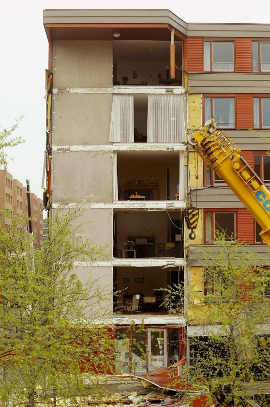 Blok zet betwist plan bouwcontrole door (anp / Toussaint Kluiters en Marcel van Hoorn)