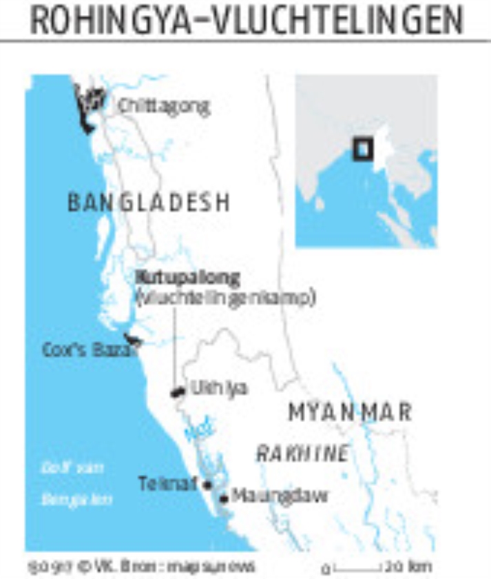 ‘Rohingya hebben snel hulp nodig’ (ap / Dar Yasin)