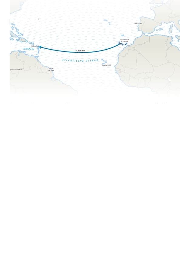 Ralph Tuijn hoopt in 2019 als eerste voor de vierde keer van Europa naar Amerika te roeien. (vk)