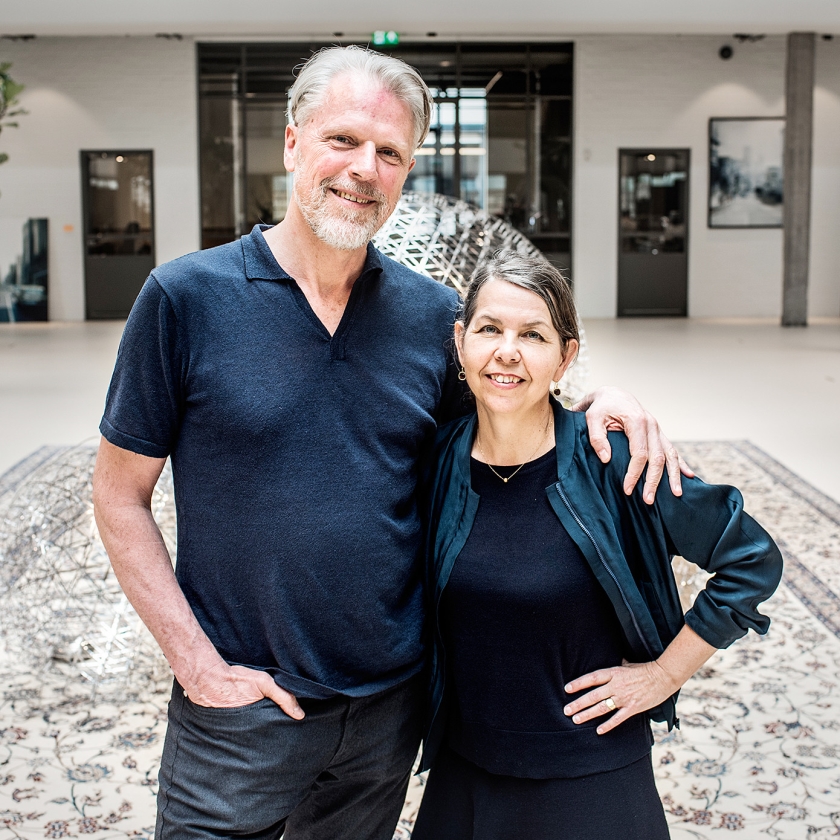 René en Marianne van Geer, de directeuren van Secrid. (Simon Lenskens)