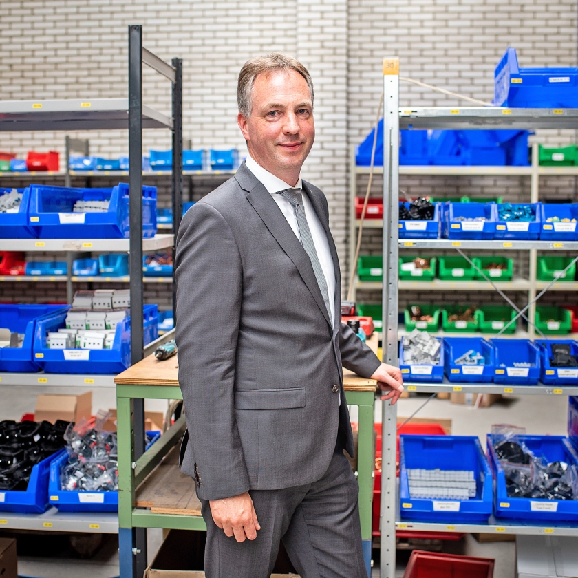 Directeur-eigenaar Lars van der Hoorn: ‘Elke maand hebben we twee vacatures.’ (Simon Lenskens)