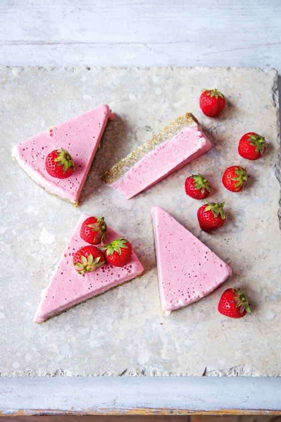 Recept: aardbeiencheesecake (uit besproken boek)