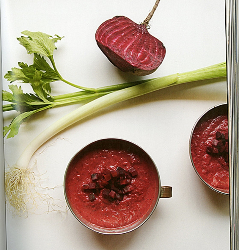 Recept: geroosterde rodebietensoep (uit besproken boek)