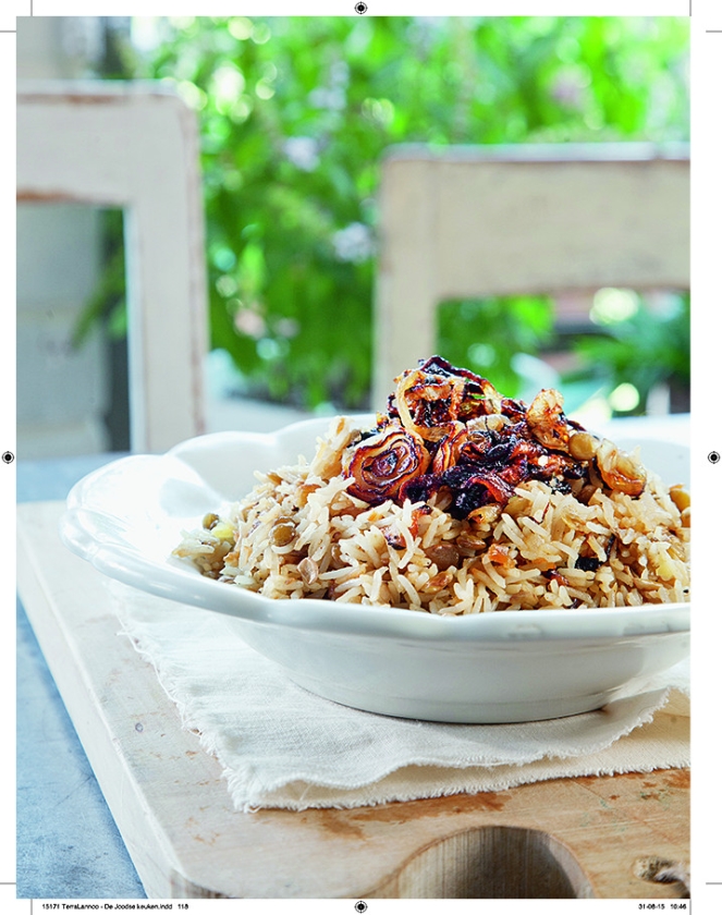 Recept: Rijst met linzen (uit besproken boek)