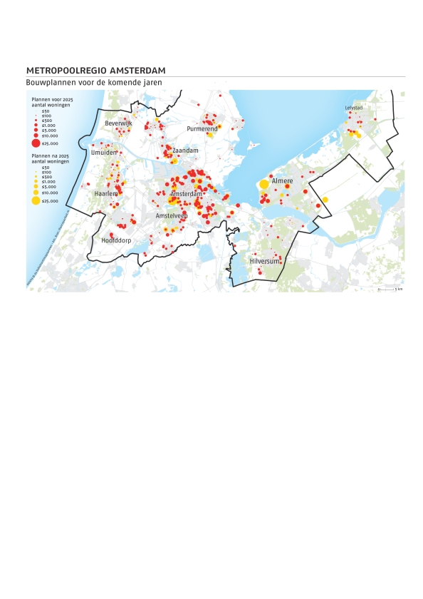 Ambitieus bouwplan moet verkoeling brengen op de oververhitte huizenmarkt rond Amsterdam (vk)
