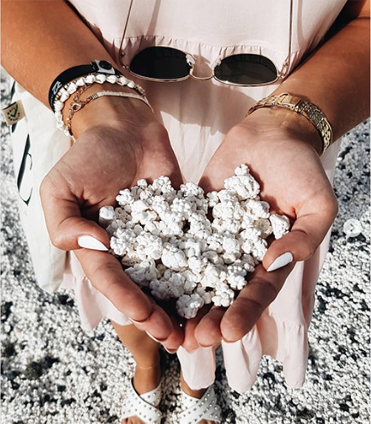 Viral: Popcornstrand moet beschermd worden (instagram)