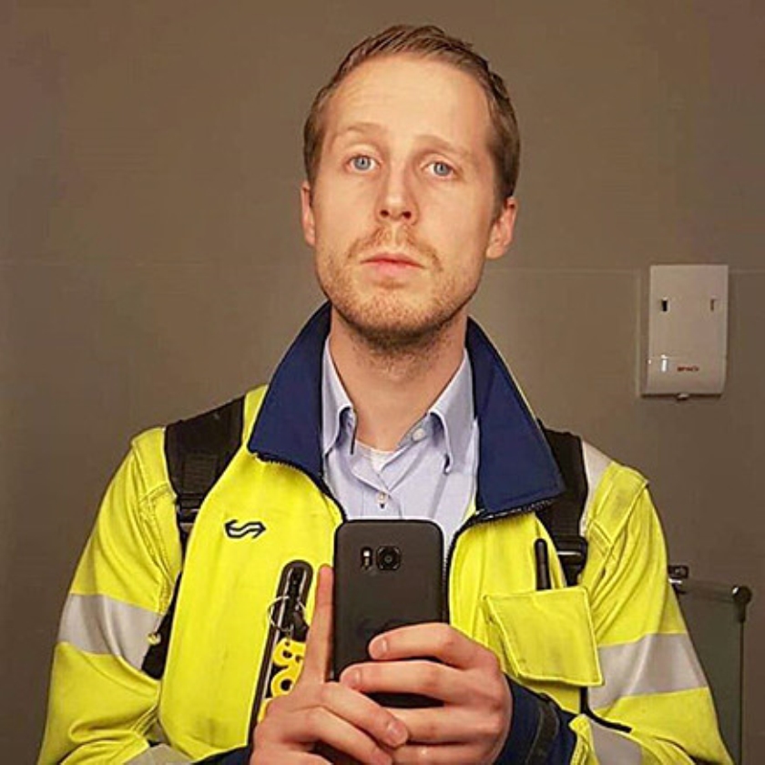 Viral: Vanuit het perspectief van een machinist (facebook)