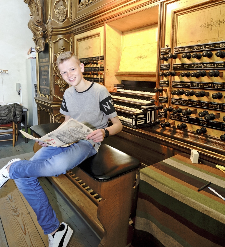 Jongerenportret: 'Ik word blij van de mooie klank van het orgel' (Dick Vos)