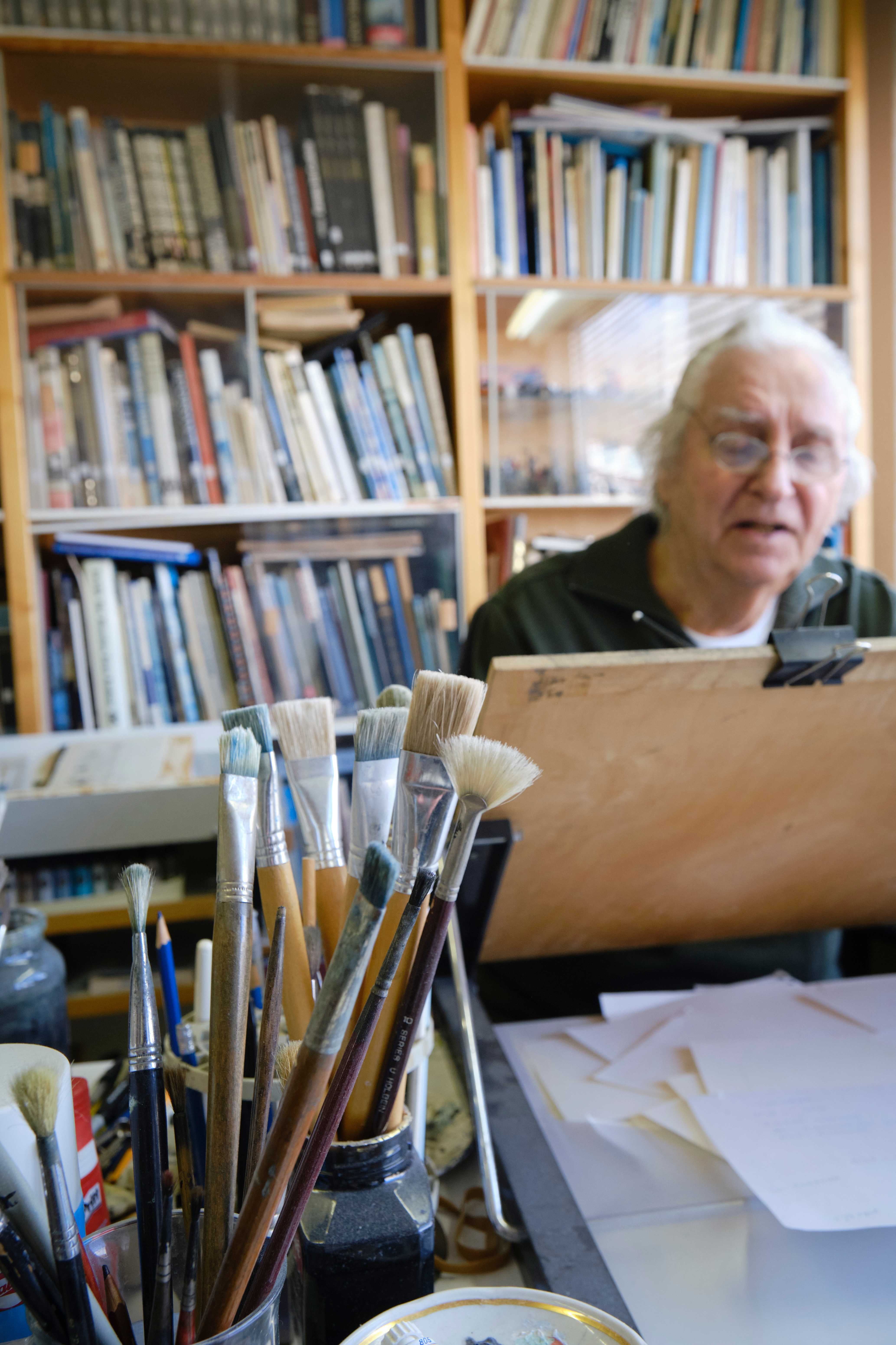 Groningen - Illustrator Jaap Kramer (85) stopt met werken